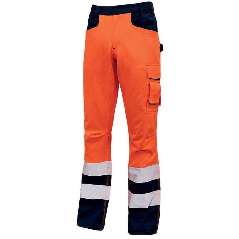 

U-POWER HL155OF-L - Pantalón alta visibilidad gama HI-LIGHT modelo LIGHT Orange Fluo Talla L