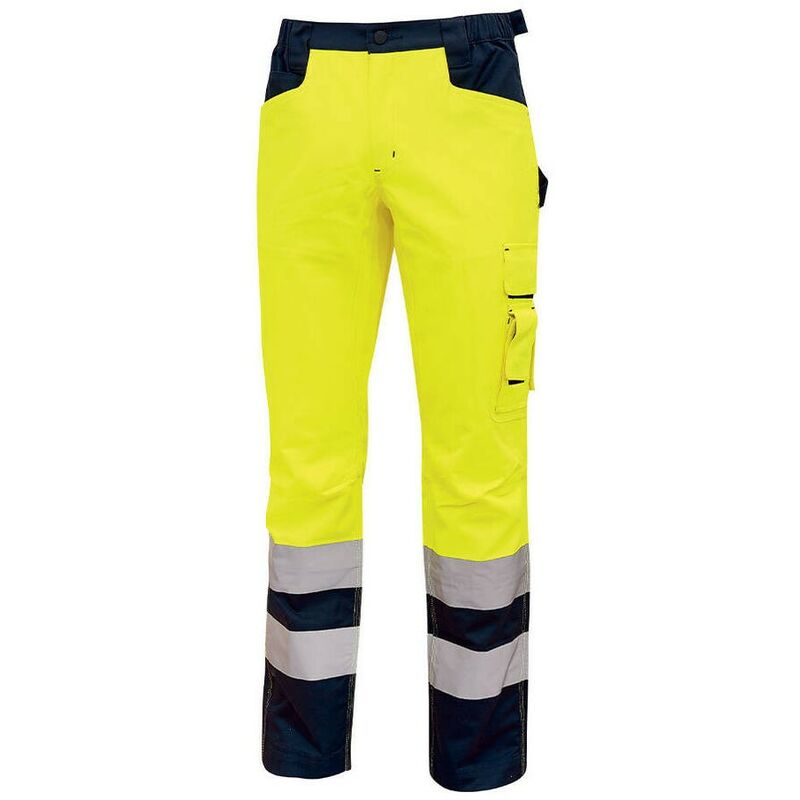 

U-POWER HL157YF-3XL - Pantalón alta visibilidad forro interior franela suave gama HI-LIGHT modelo RADIANT Yellow Fluo Talla 3XL