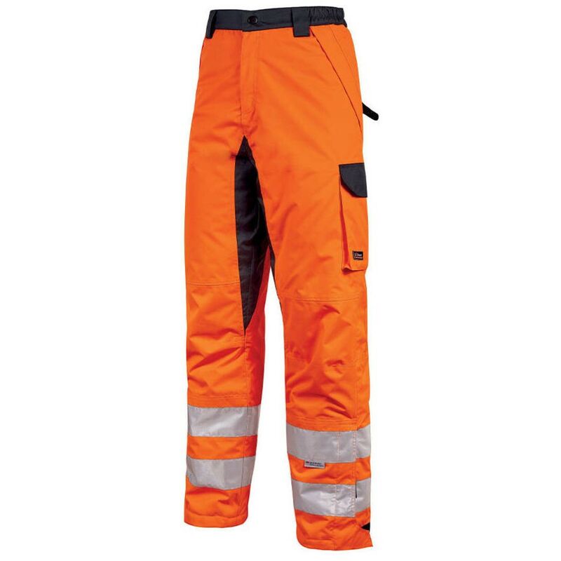 

U-POWER HL171OF-2XL - Pantalón alta visibilidad impermeable gama HI-LIGHT modelo SUBU Orange Fluo Talla 2XL