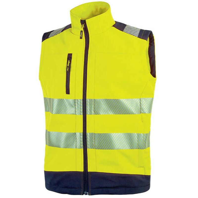 

U-POWER HL173YF-S - Chaleco alta visibilidad SOFT SHELL gama HI-LIGHT modelo DANY Yellow Fluo Talla S