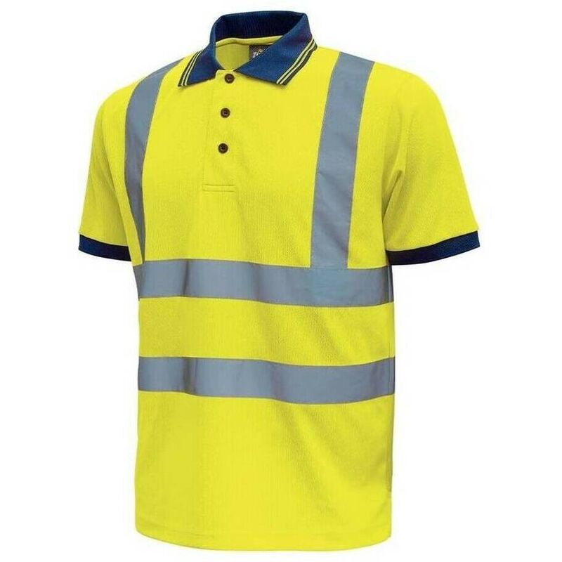 

U-POWER HL198YF-M - Polo manga corta alta visibilidad gama HI-LIGHT modelo NEON Yellow Fluo Talla M