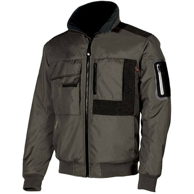 

U-POWER HY108GG-L - Chaqueta bomber con mangas desmontables gama HAPPY modelo MATE Grey Graphite Talla L