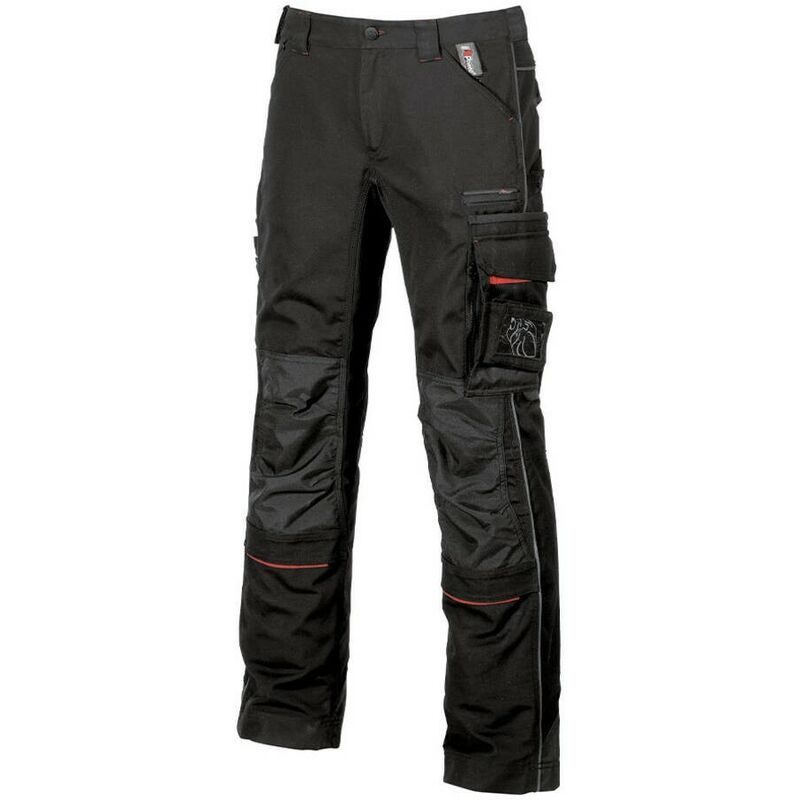 

U-POWER IM010BC-58 - Pantalón multibolsillos gama IMPACT modelo DRIFT Black Carbon Talla 58