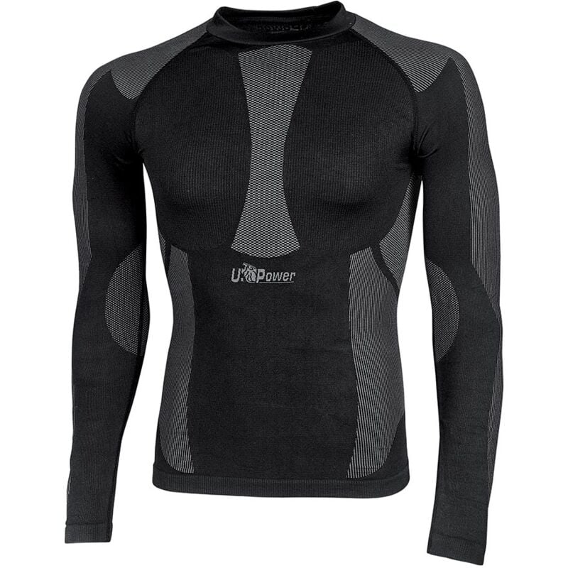 Chemise De Travail Thermique Légère Et Respirante U-power Curma, Noir l/ xl