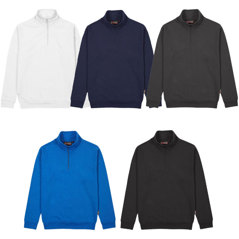 Sweat-shirt de travail à demi-zip U-power Maui - l - Noir