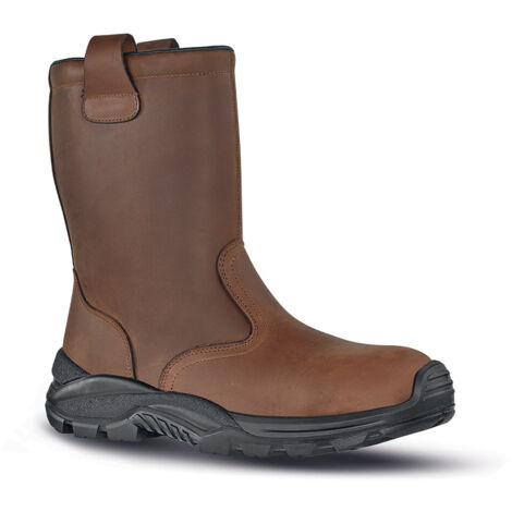 U-POWER - Chaussures de sécurité hautes KENT S3 SRC CI ESD - Noir/Vert | Mister Materiaux