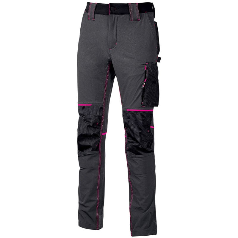 Pantalon de travail femme atom lady Black Carbon - PE257BC - Upower - taille m