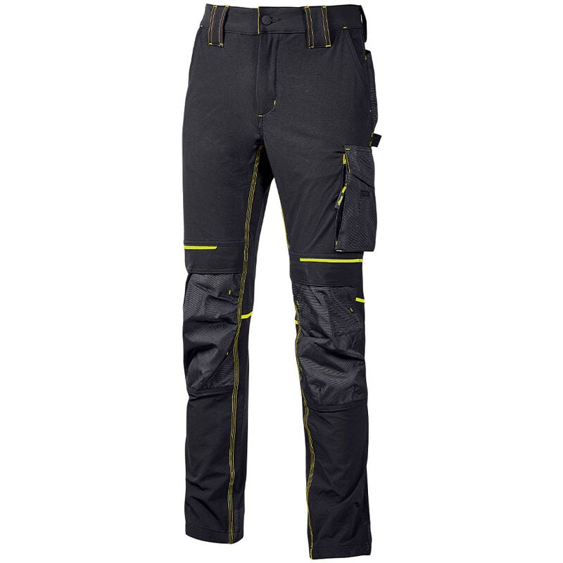 Pantalon de travail Stretch multipoches atom - Noir xs - fr (36) - eu (42)
