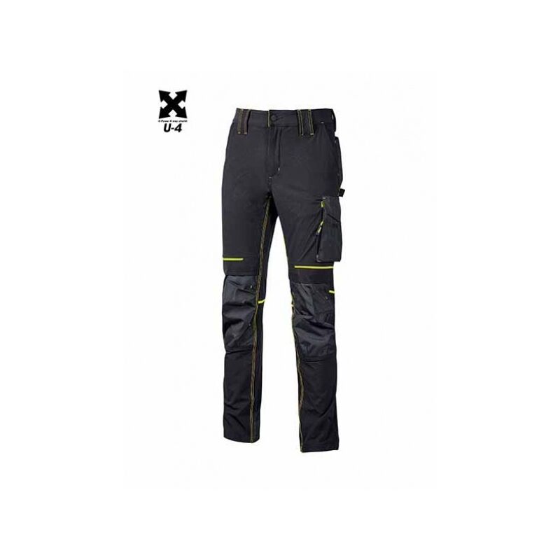 U-power - Pantalon de travail atom Noir Carbon - PE145BC taille xl