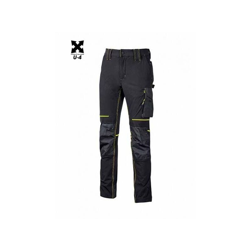 Pantalon de travail Stretch multipoches atom - Noir l - fr (44) - eu (50)