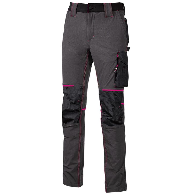 U-power - Pantalons de travail pour femmes Atom Lady - l - Jaune