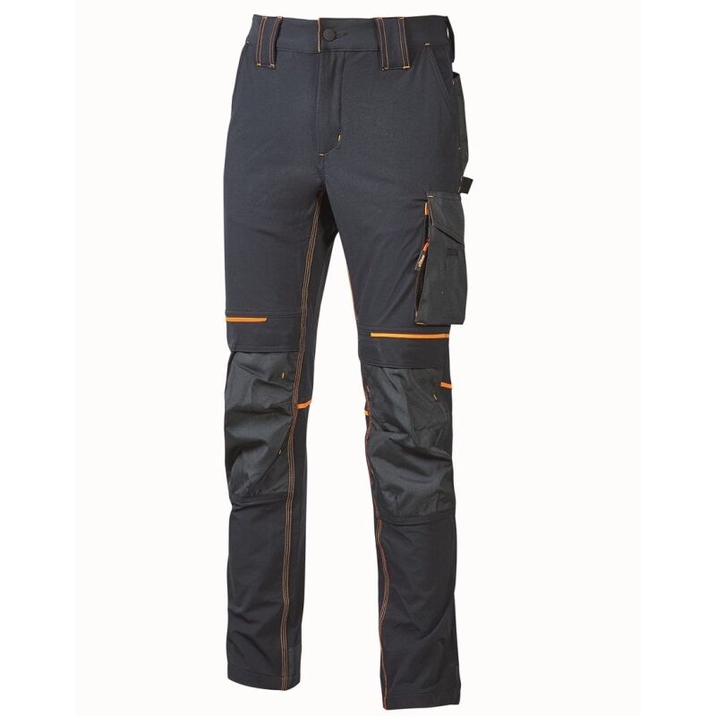 U-Power - Pantalon de travail Slim Fit bleu foncé ATOM Taille:3XL
