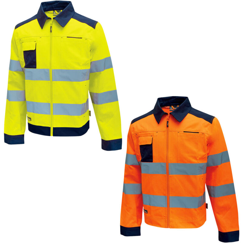 Veste de travail haute visibilité GLEAM - Orange Fluo M