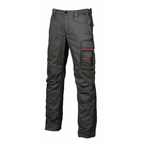 Platinum Button Rust Jeans U-Power U-Power EX069RJ Pantalon de Travail en Jean Stretch avec Inserts en Cordura