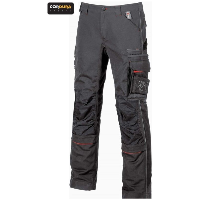 U-power - Pantaloni Da Lavoro u Power Drift, misura: 50 Grigio