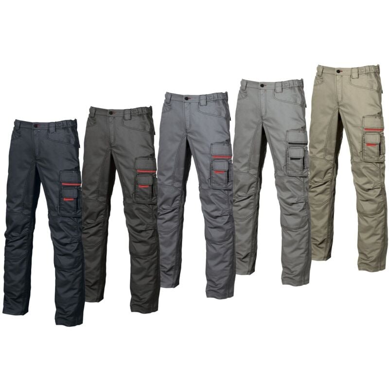 U-power - Pantaloni da lavoro Smile - 48 (eu) - Nero - Nero