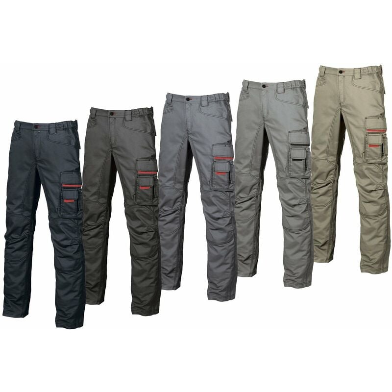 U-power - Pantaloni da lavoro Smile - 46 (eu) - Nero - Nero