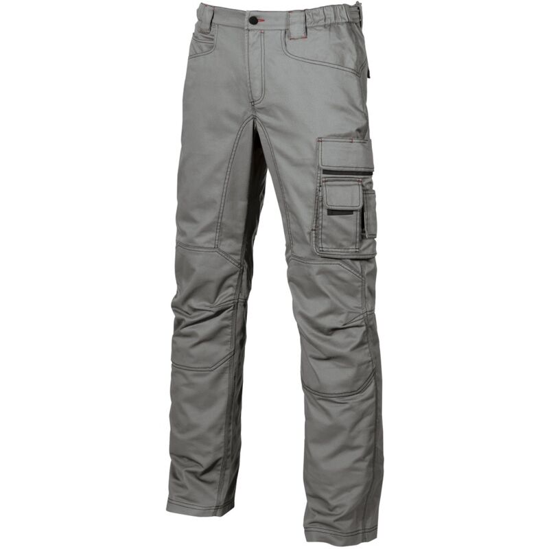 U-power - Pantaloni Da Lavoro u Power Smile Stone Grey, misura: 54 Grigio