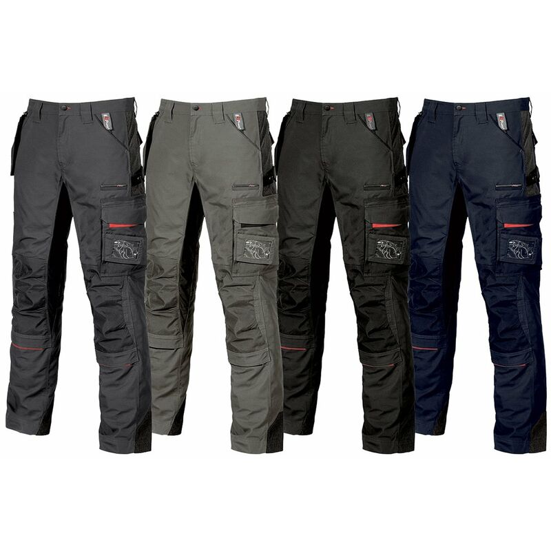 U-power - Pantaloni da lavoro u Power Race - 44 (eu) - Blu - Blu