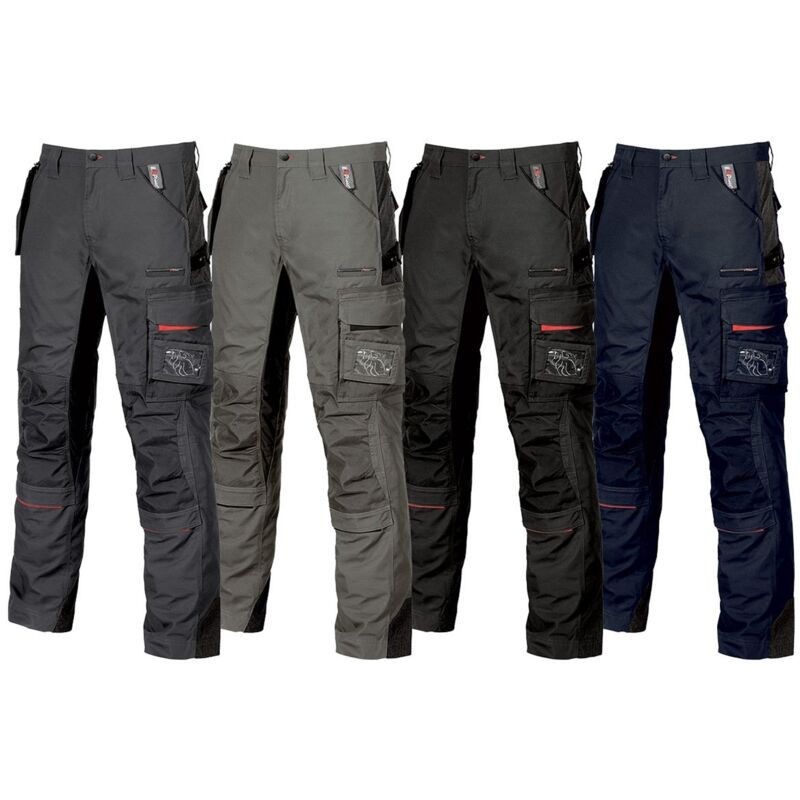 U-power - Pantaloni da lavoro u Power Race - 48 (eu) - Blu - Blu