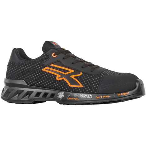 SCARPA ANTINFORTUNISTICA 42 U-POWER IBIZA BASSA CLASSE S1P SRC ESD NERA