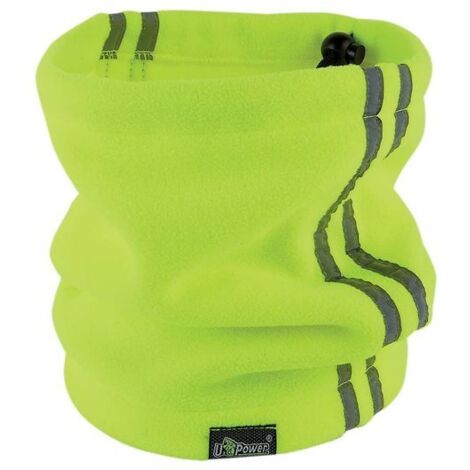 U-power scaldacollo 100% poliestere yellow fluo