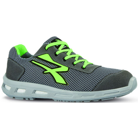 U-Power SCARPE ANTINFORTUNISTICA BASSE S1P SRC REDLION SUMMER Col. Grigio Mis. 43