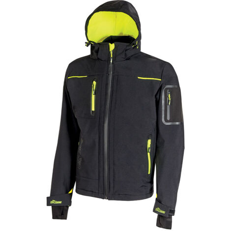 U-Power Space Arbeit Softshelljacke - XXL - Schwarze