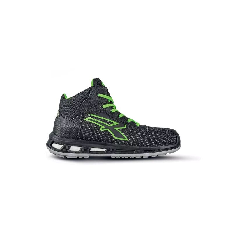 Chaussures de sécurité hautes ventura S3 src ci esd - Noir/Vert 43