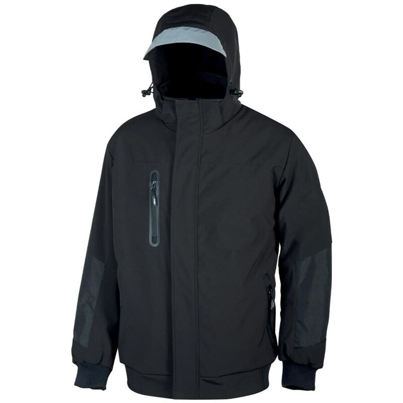 U-power - Veste Soft Shell Black Carbon blaze - PE113BC taille s