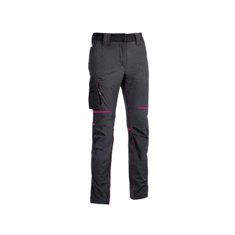 Pantalone U power Antracite Rosa 4 Way Stretch Fu189gf Taglia S