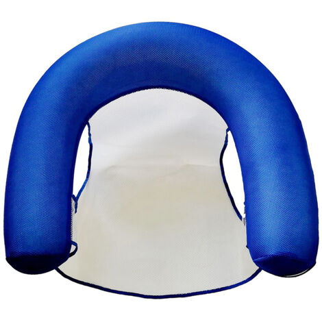 U Seat Gonflable pour Piscine avec Siège Hamac Confortable, Flotteur Pliable pour Été et Loisirs Aquatiques en Extérieur
