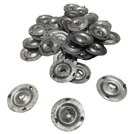 U-Tile – Accessoire douche à l'italienne – rondelles de fixation pour panneaux à carreler – lot de 20 unités – fixation compatible avec vis standards