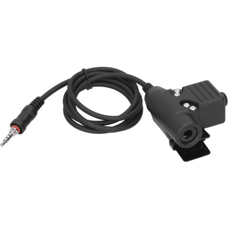 U94 PTT-Headset-Adapter kompatibel mit YAESU Vertex VX-6R/VX-7R Walkie-Talkie