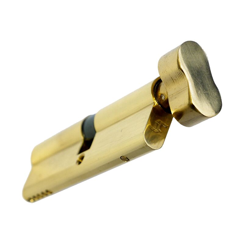 UAP - Trade Euro 5-Pin Cyl & Thumb Turn 45T/55 Brass 100mm - Black/Gold