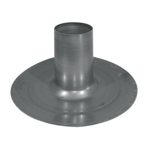 Solin aluminium Ø 125mm pour toit plat, pour terminaux verticaux en 60/100 et 80/125 hauteur 250mm
