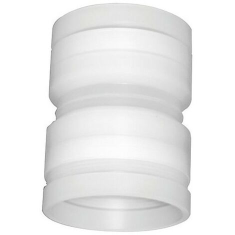 Ubbink 330082 - Adaptateur de conduit 83 flexible à 80 - Mâle - PPTL - blanc