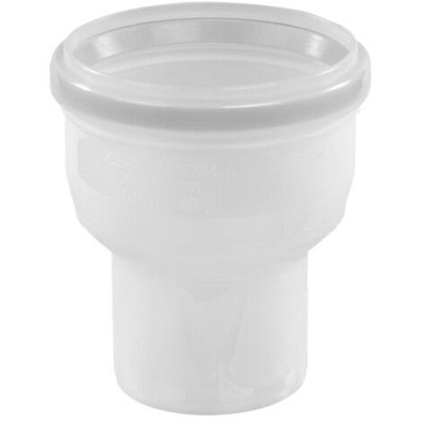 Ubbink – Adaptateur vertical D80M-110F – Raccord fumisterie pour diamètre 80 mm mâle à 110 mm femelle – Joint péroxydé inclus