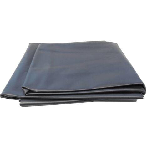 Bâche à Bassin en PVC Noir Couverture Jardin Extérieur Multi-taille Ubbink