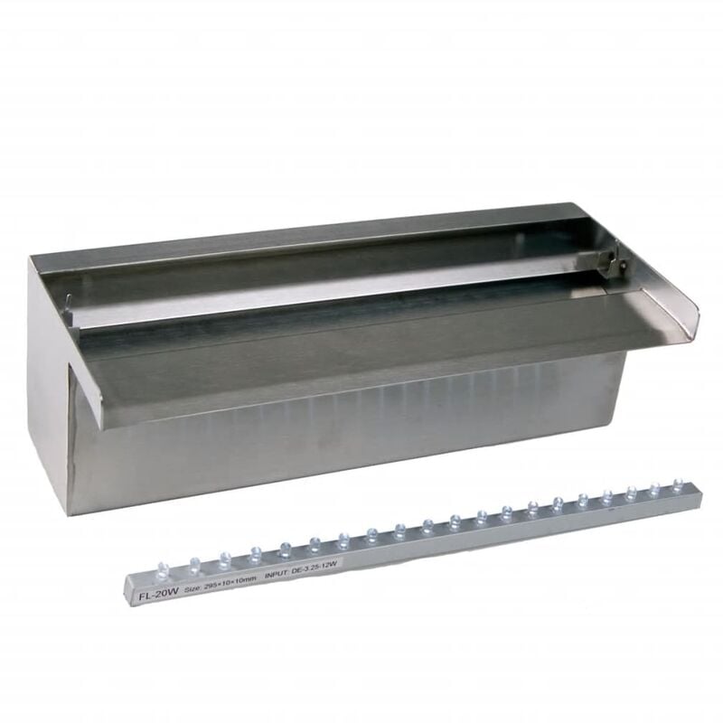 

Ubbink Cascada Niágara 30 cm de acero inoxidable con luz LED