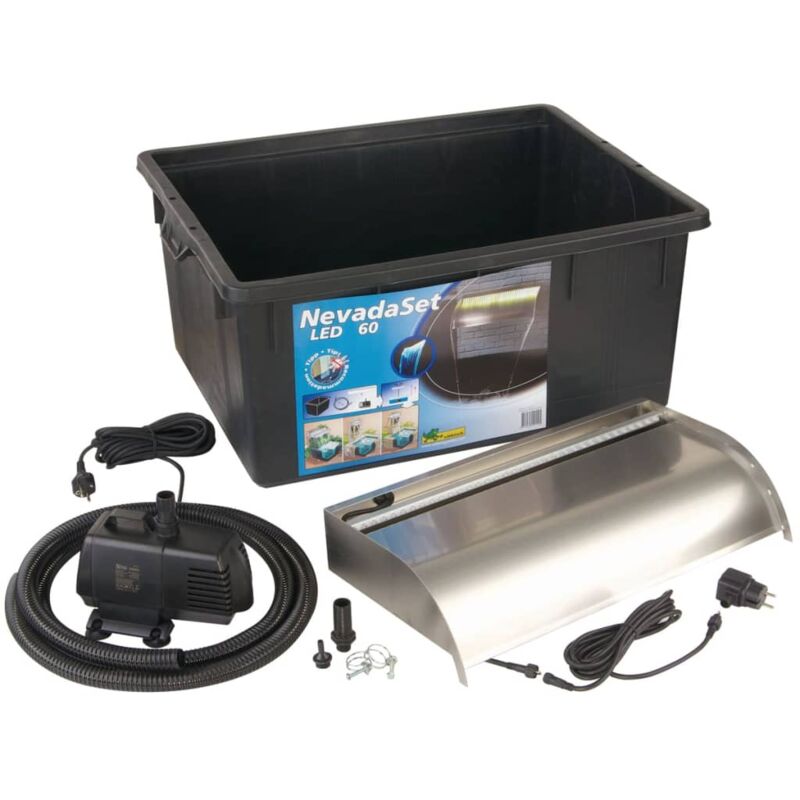 

Iluminación de 60 LEDs Cascada Nevada Acero Inoxidable - Negro - Ubbink