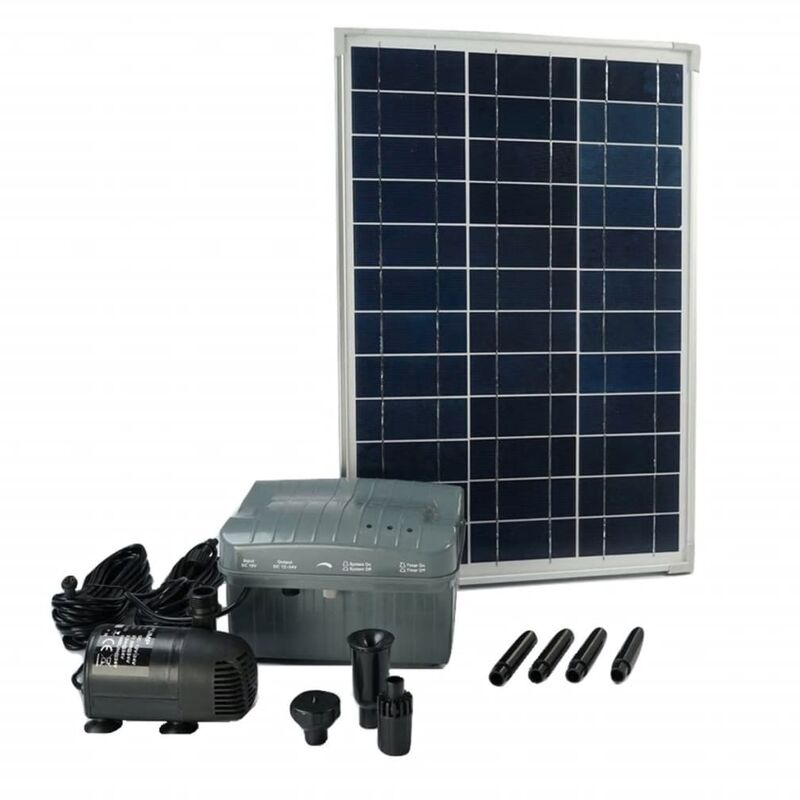 

Ubbink Conjunto SolarMax 1000 con panel solar, bomba y batería 1351182