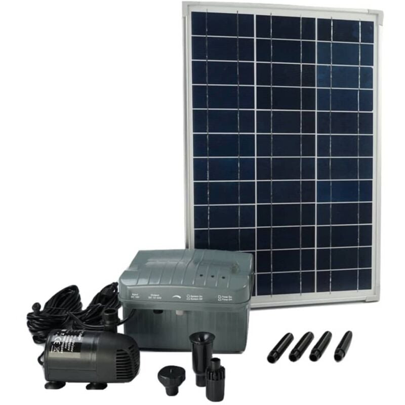 

Conjunto SolarMax 1000 con panel solar, bomba y batería 1351182 - Ubbink