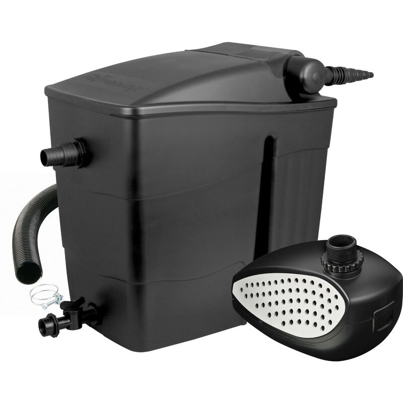 Ubbink - Pack FiltraMax 12500 PlusSet • Pompe + filtre uv + filtre 60 l