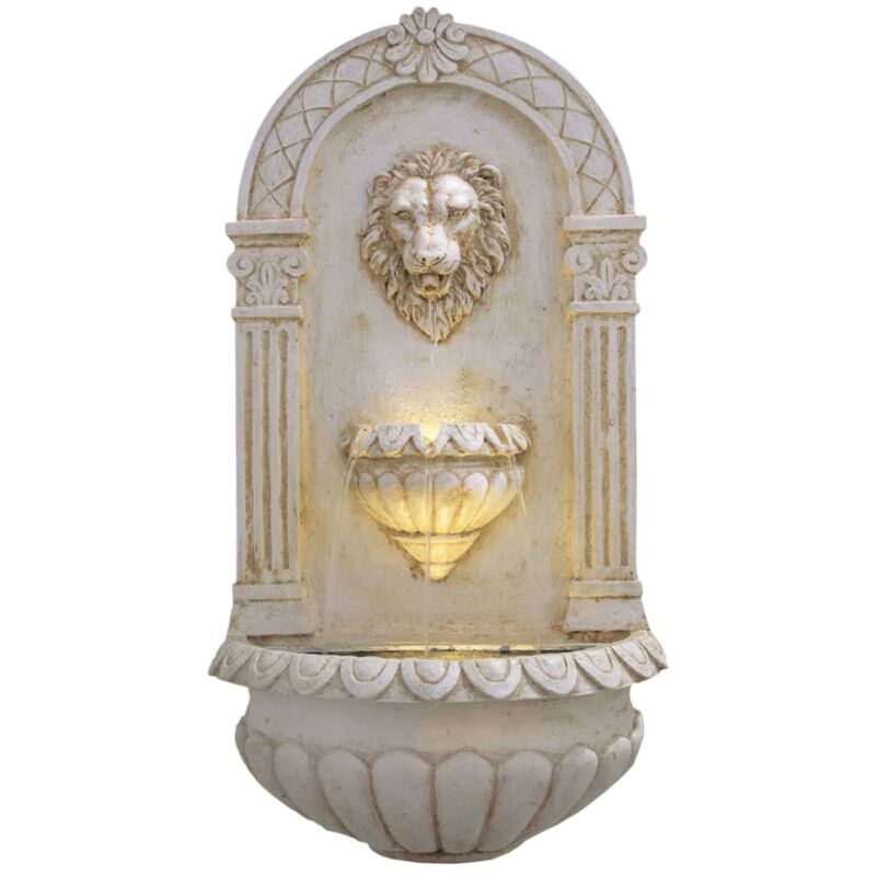 Les Tendances - Fontaine murale de jardin Acqua Arte Assoro Lion Ubbink
