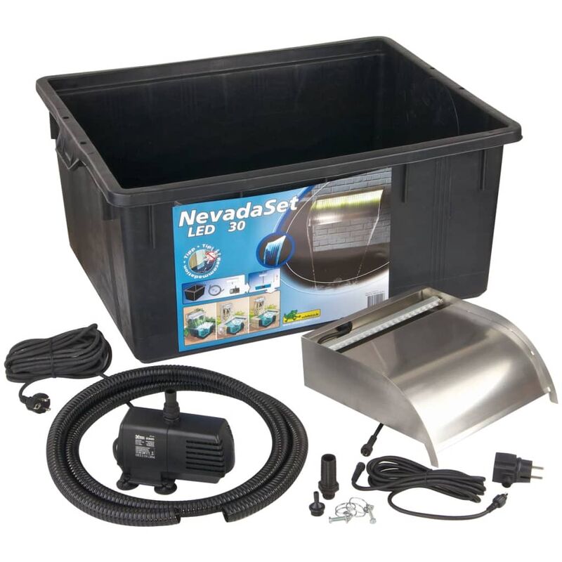 

Ubbink Iluminación de 30 LEDs Cascada Nevada Acero Inoxidable