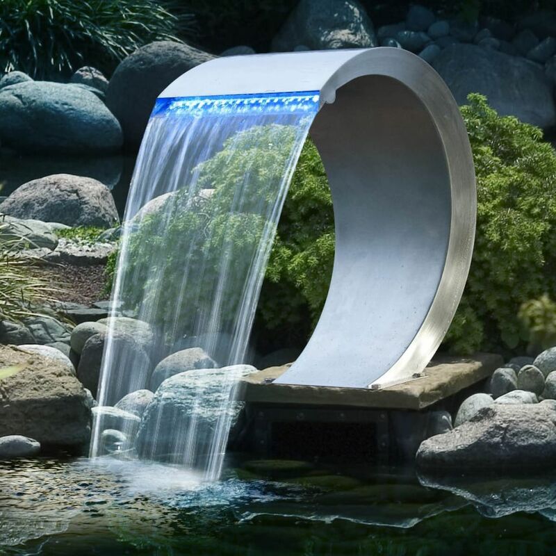 

Ubbink Mamba Cascada de Acero Inoxidable Con Iluminación de LED