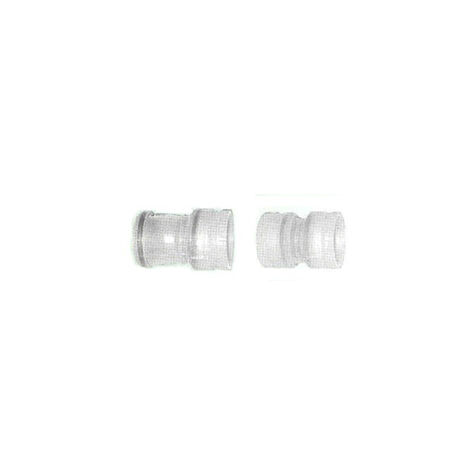 Ubbink – Raccord conduit haut D 80 mm flexible femelle à rigide mâle – Polypropylène pour chaudières à condensation – Angle 0° – Longueur 103 mm