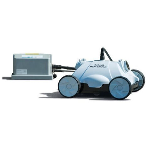 Ubbink – Robot nettoyeur de fond de piscine électrique 24V – Aspiration 14-16 m³/h – Pour piscines enterrées et hors-sol – Longueur câble 13 m