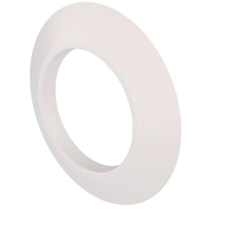 Ubbink – Rosace blanche pour terminal ROLUX – Diamètre Ø 125 mm – Élastomère EPDM pour extérieur – Finition esthétique et fonctionnelle